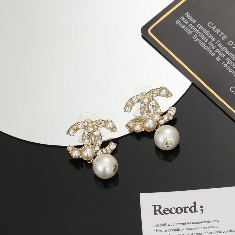 Ch*el earrings